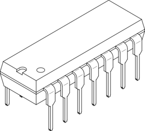 LM324 – Low Power Quad Operational Amplifiers DIP-14