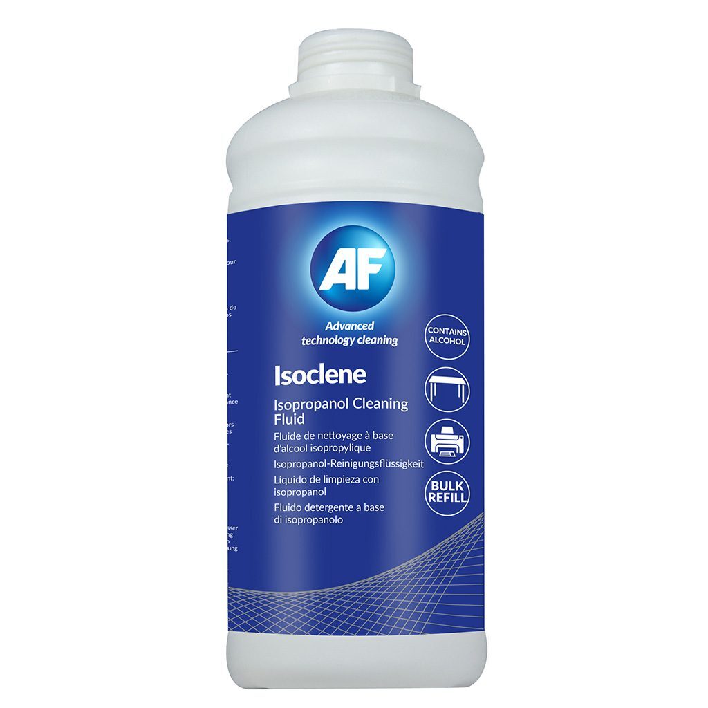 AF Isoclene isopropanol cleaning fluid bottle, 1 litre